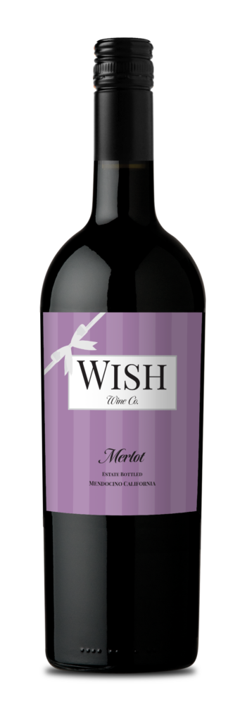 Bottle of Wish Wine Co Merlot