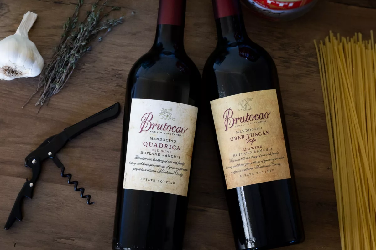 Brutocao Family Vineyards' Quadriga and Uber Tuscan Italian Red Blends