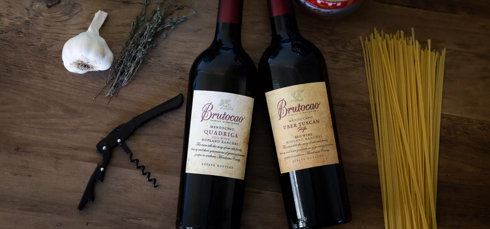 Brutocao Family Vineyards' Quadriga and Uber Tuscan Italian Red Blends